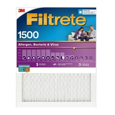 Filtrete MPR 1500 Allergen, Bacteria & Virus Air Filter