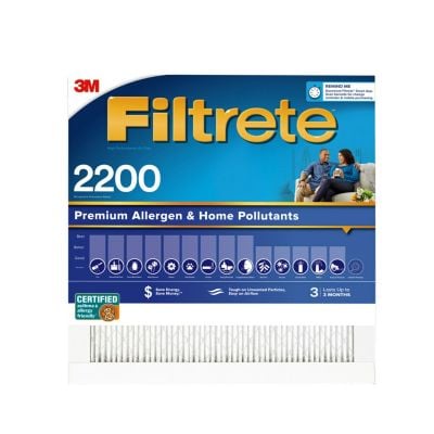 Filtrete MPR 2200 Premium Allergen & Home Pollutants Air Filters