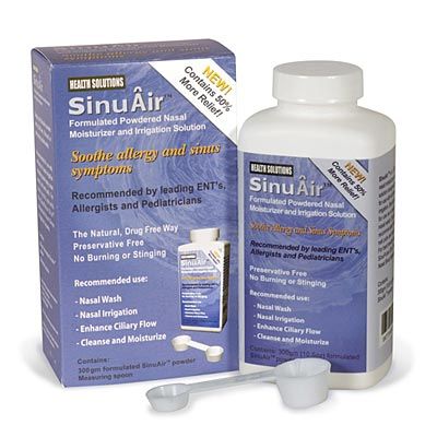 SinuAir Formulated Saline Powder 300g Jar