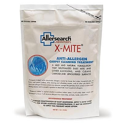 X-Mite Anti-Allergen Carpet Cleaning Treatment 1-lb Bag