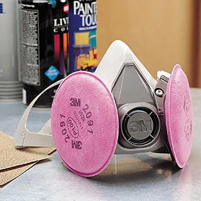 3M 6001 Organic Vapor Cartridges for Reusable Respirators 1 Pair